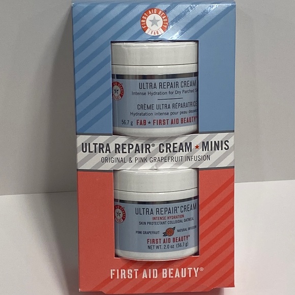 First Aid Beauty Ultra Repair Cream Mini Set Original & Pink Grapefruit 2oz each - Picture 2 of 6